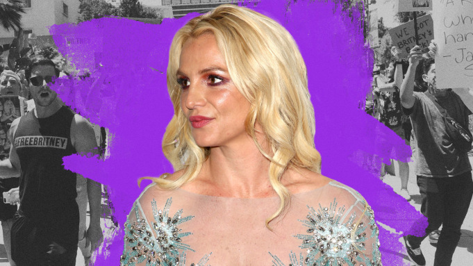 Britney Spears / Free Britney rally - THR Illustration 3 - H - 2
